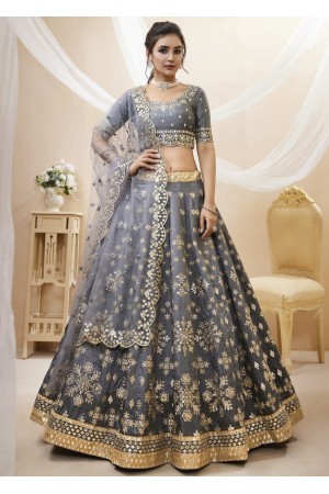 Light Purple Silk Exclusive Lehenga